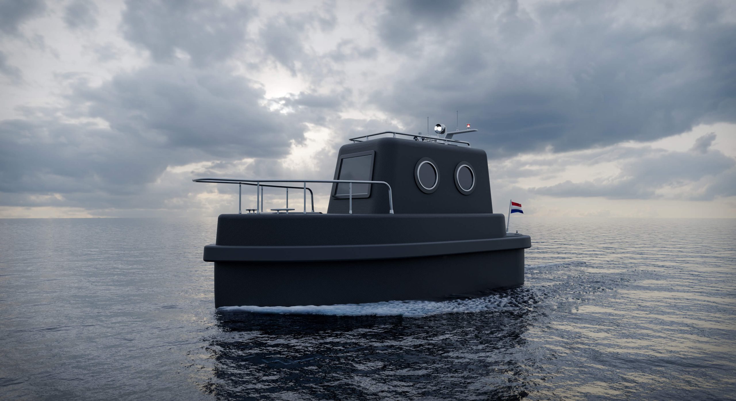 3D printed boat DDM model of Tanaruz.  Image via Tanaruz.