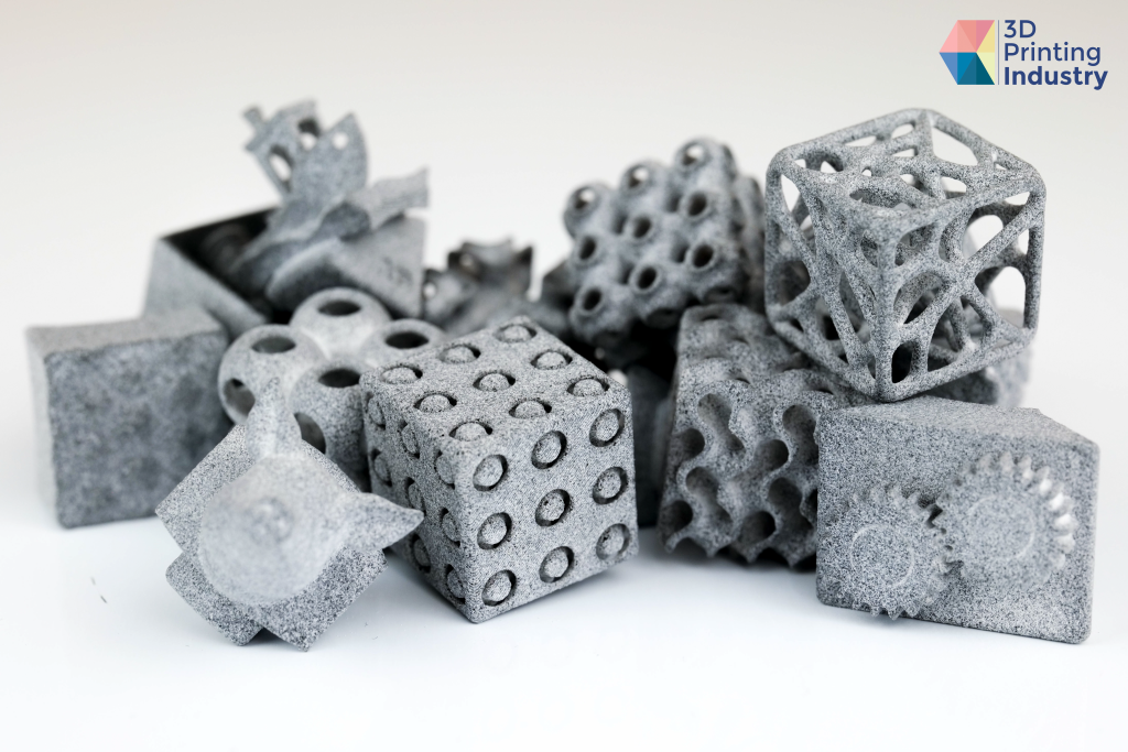 MJF torture cube. Photos by 3D Printing Industry.