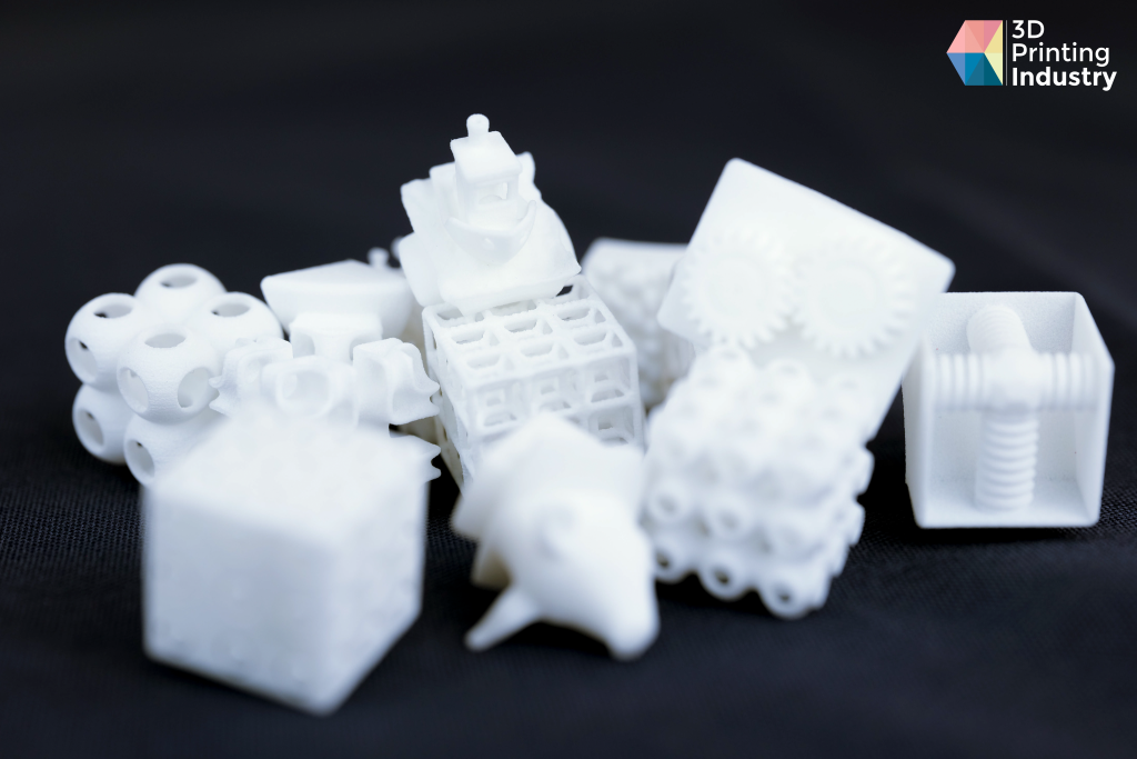 SLS torture cube. Photos by 3D Printing Industry.