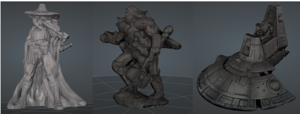 3D printed tabletop model scan tests on the SOL. Images by 3D Printing Industry.