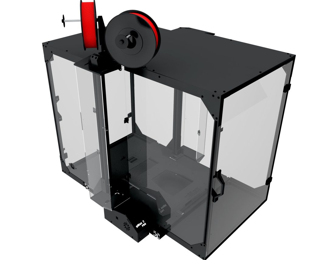 The full-enclosed version of gCreate's gMax PRO 2 3D printer. Image via gCreate. 