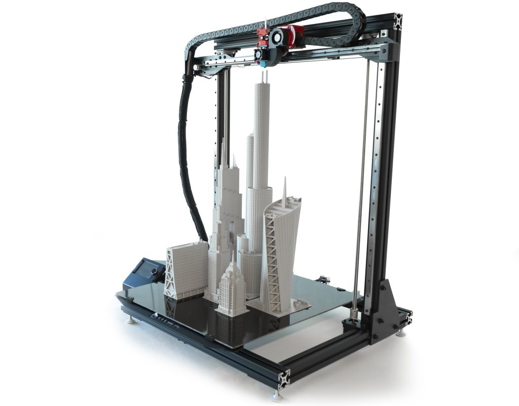 The standard version of the  gMax 2 PRO with a completed architectural model. Image via gCreate. 
