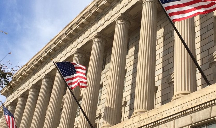 The US Department of Commerce building. Photo via the US Department of Commerce. 