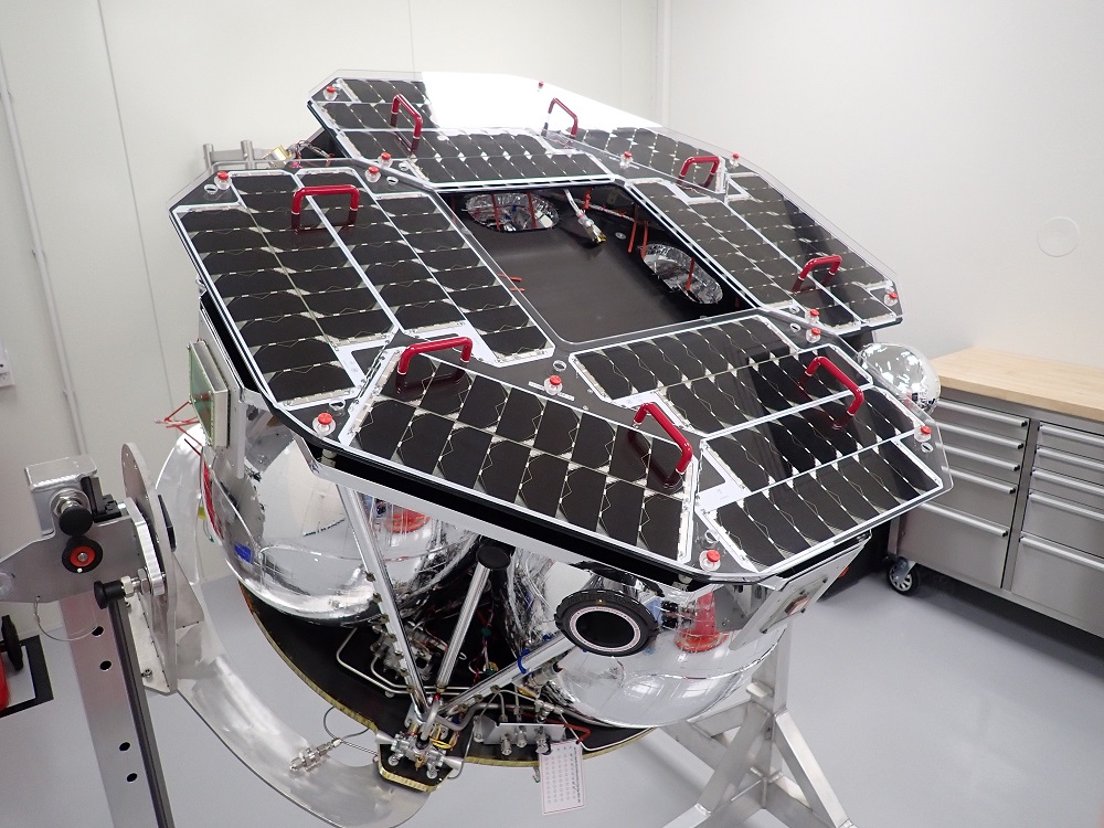 The CAPSTONE satellite. Photo via Rocket Lab. 