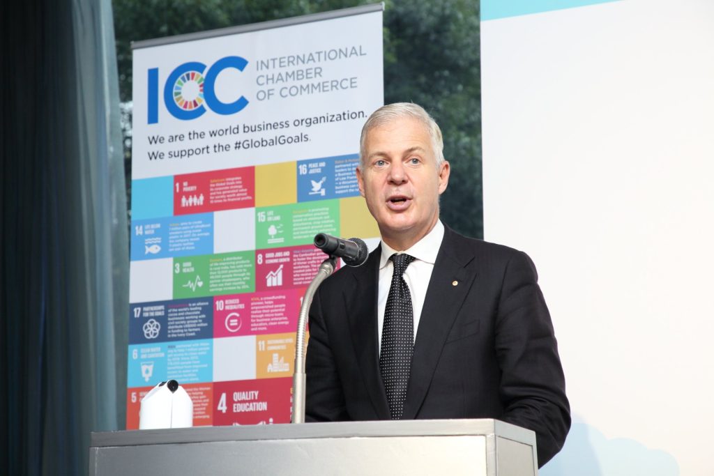 John Denton, Secretary-General of the International Chamber of Commerce. Photo via the International Chamber of Commerce.
