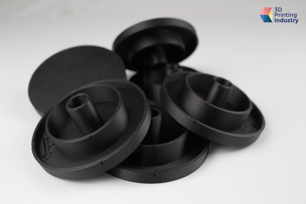 Circular trajectory test samples. Photo by 3D Printing Industry.