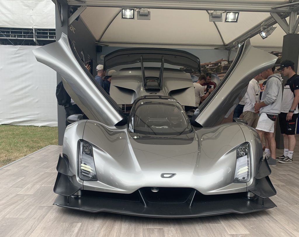 The Czinger 21C hypercar at the 2022 Goodwood Festival of Speed. Photo by Paul Hanaphy. 