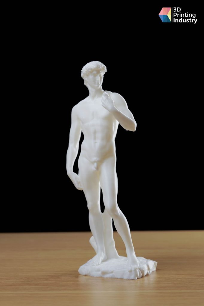  Michelangelo’s David sculpture print tests. Photos by 3D Printing Industry.