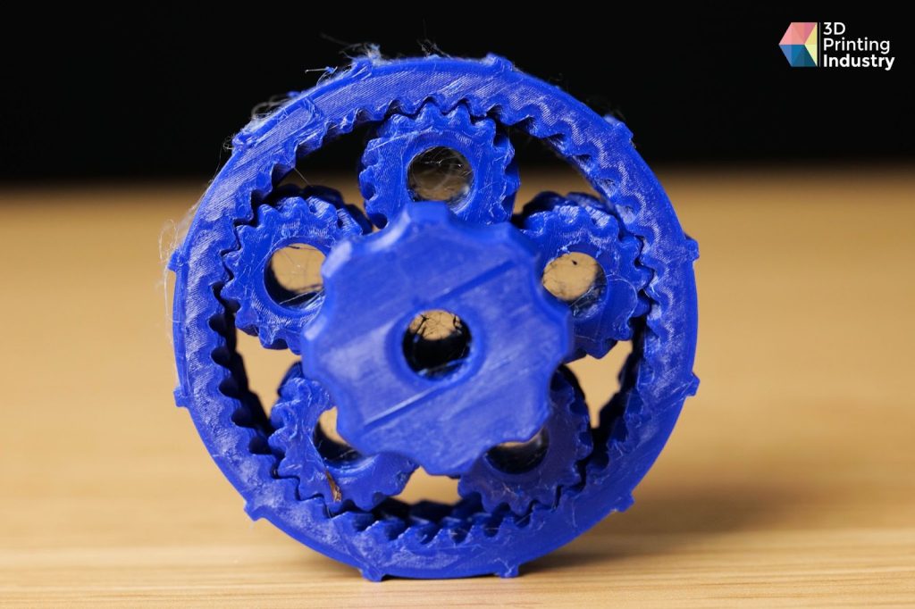 Planetary gear print tests. Photos by 3D Printing Industry.