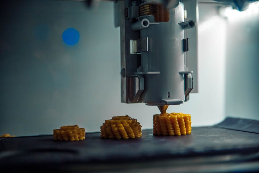 3D printing food on a Foodini machine. Photo via Natural Machines.