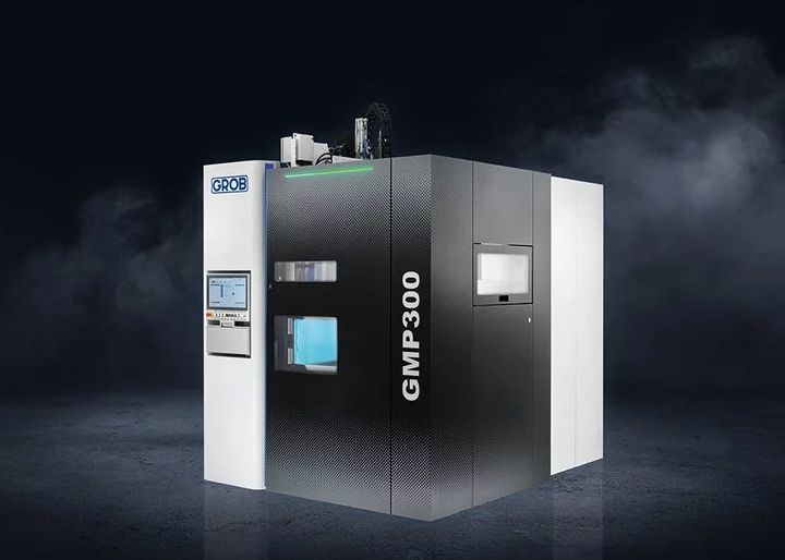 A concept image of GROB's GMP300 3D printer. Image via GROB. 