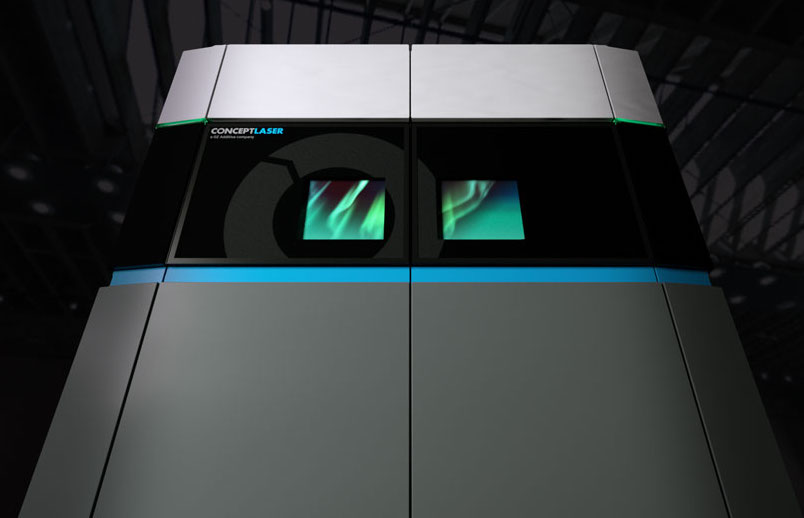 GE's Atlas 3D printer, the largest LPBF system to-date. Image via GE. 