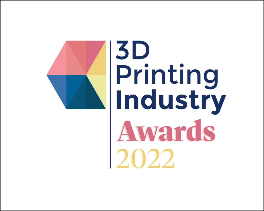 The 2022 3D Printing Industry Awards logo. 