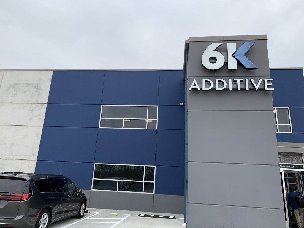 The 6K Additive facility in Pittsburgh, Pennsylvania. Photo by Paul Hanaphy.