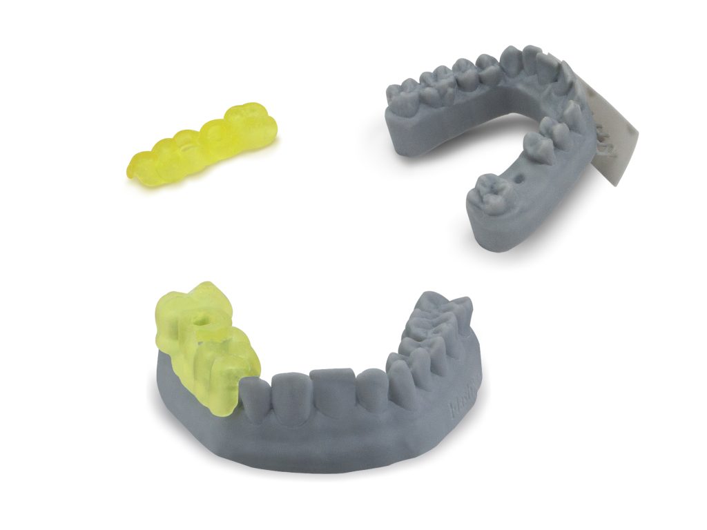 FlashForge USA has tested the Hunter S in various dental 3D printing applications. Image via FlashForge USA. 