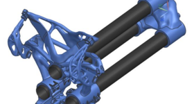 A Siemens-redesigned 3D printed robotic gripper. Image via Siemens.