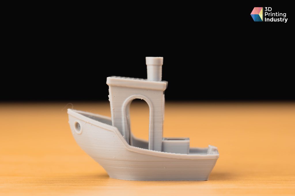 FlashForge Creator 4S 3D Printer. Benchy tests. Photo by 3D Printing Industry.