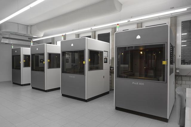 Imprimantes 3D Systems ProX 800.  Image via les systèmes 3D.