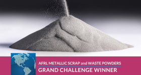 AFRL metallic scraps and waste powders grand challenge winner. Image via National Security Innovation Network.