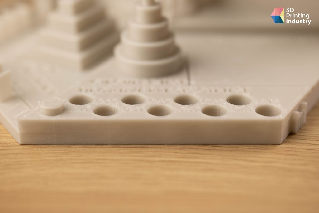 The accuracy section of our 3DPI test. Photo by 3D Printing Industry.