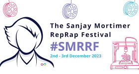 The 2023 Sanjay Mortimer RepRap Festival poster. Photo via The Sanjay Mortimer Foundation.
