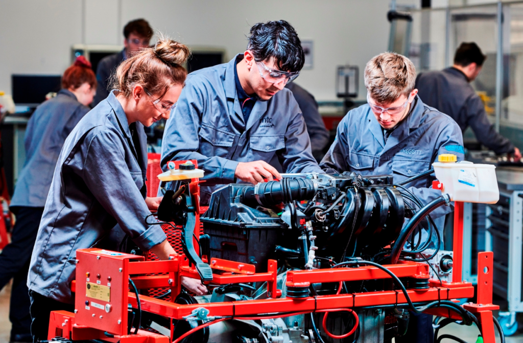 Apprentices at MTC's Liverpool facility. Image via MTC.