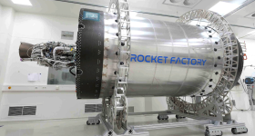 Rocket Factory Augsburg rocket engine. Photo via Conflux Technology