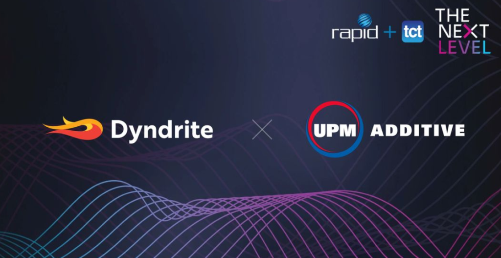 Partenariat Dyndrite et UPM.  Image via Dyndrite.