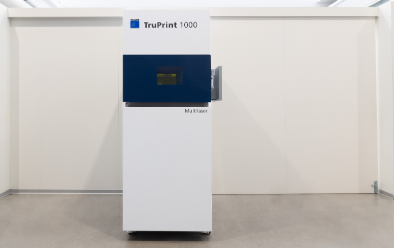 TruPrint 1000 has a compact design. Image via TRUMPF.