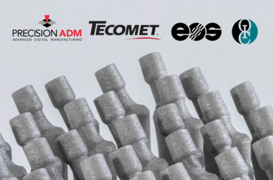 EOS, Tecomet, Precision ADM, OIC partnership for manufacturing medical devices. Image via EOS.