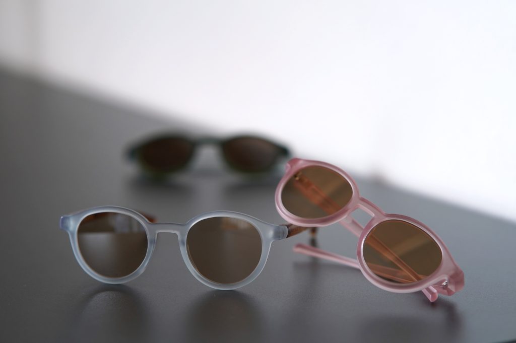 Eyewear frames 3D printed using GENERA’s DLP technology. Photo via Spectra+.
