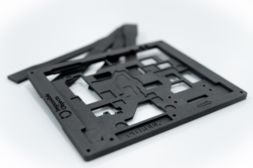 Ricoh 3D and Impossible Object CF PEEK 3D printing. Photo via Ricoh.