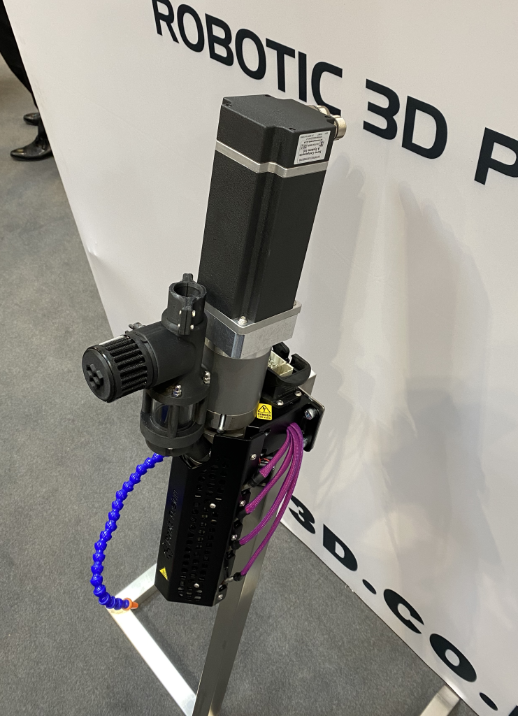 The Rapid Fusion PE 320 pellet extruder. Photo by 3D Printing Industry