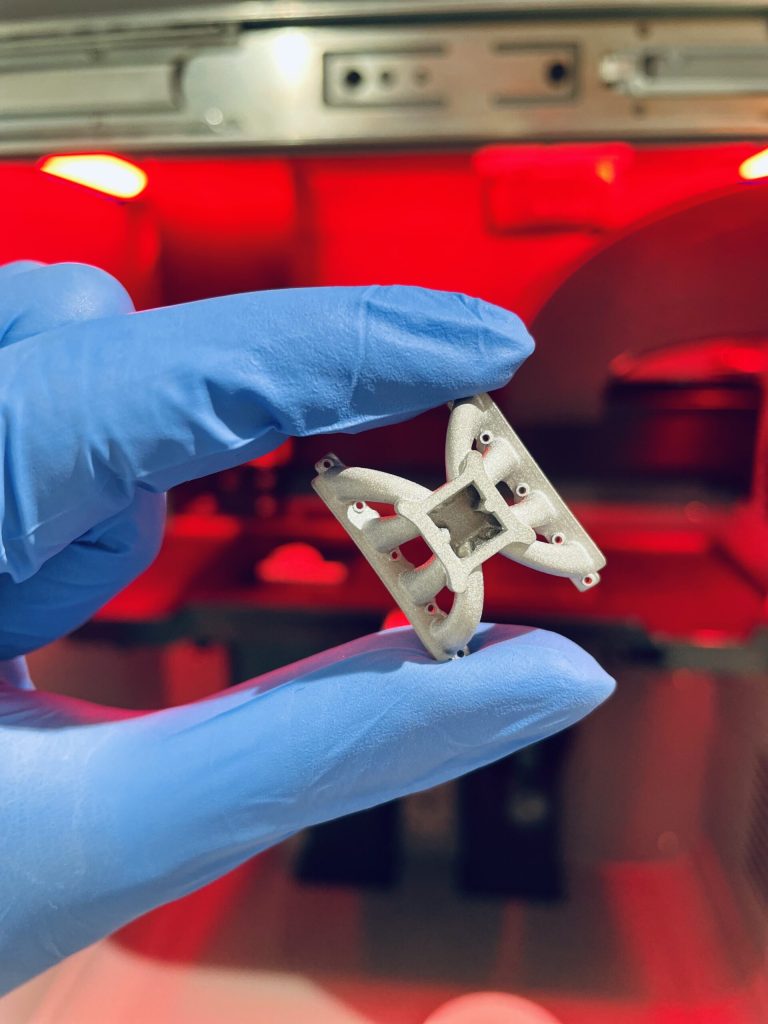 3D printed parts by ESA. Image via Incus.