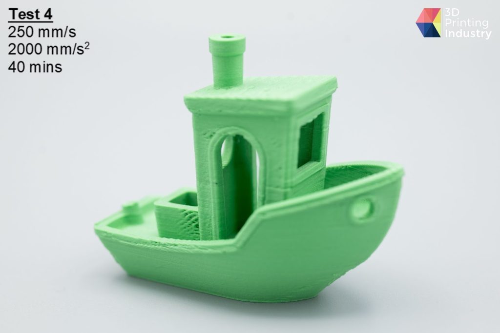 Ender-5 S1 Speed Test4 Benchy. Photo by 3D Printing Industry.