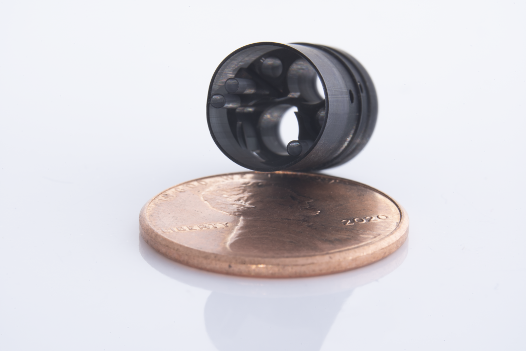 3D printed Endoscope. Photo via Boston Micro Fabrication.