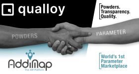 qualloy and AddiMap partnership banner. Image via Rosswag GmbH.