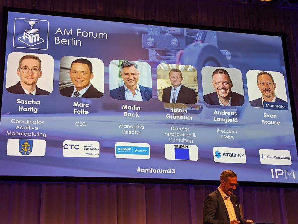 AM Forum Moderator Sven Krause introduces a panel at the AM Forum Berlin. Photo by Michael Petch.