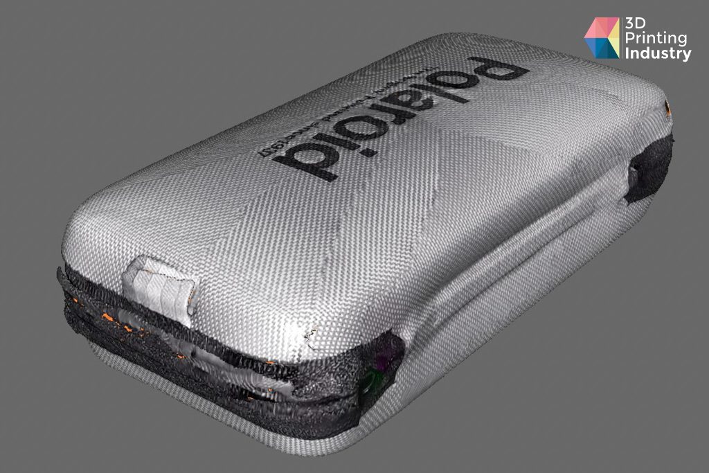 Sunglasses case and the sunglasses texture 3D scan. Photos by 3D Printing Industry.