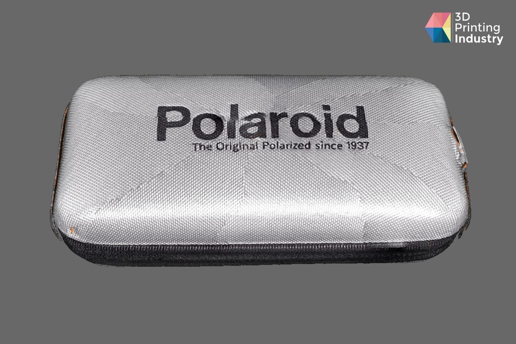 Sunglasses case and the sunglasses texture 3D scan. Photos by 3D Printing Industry.