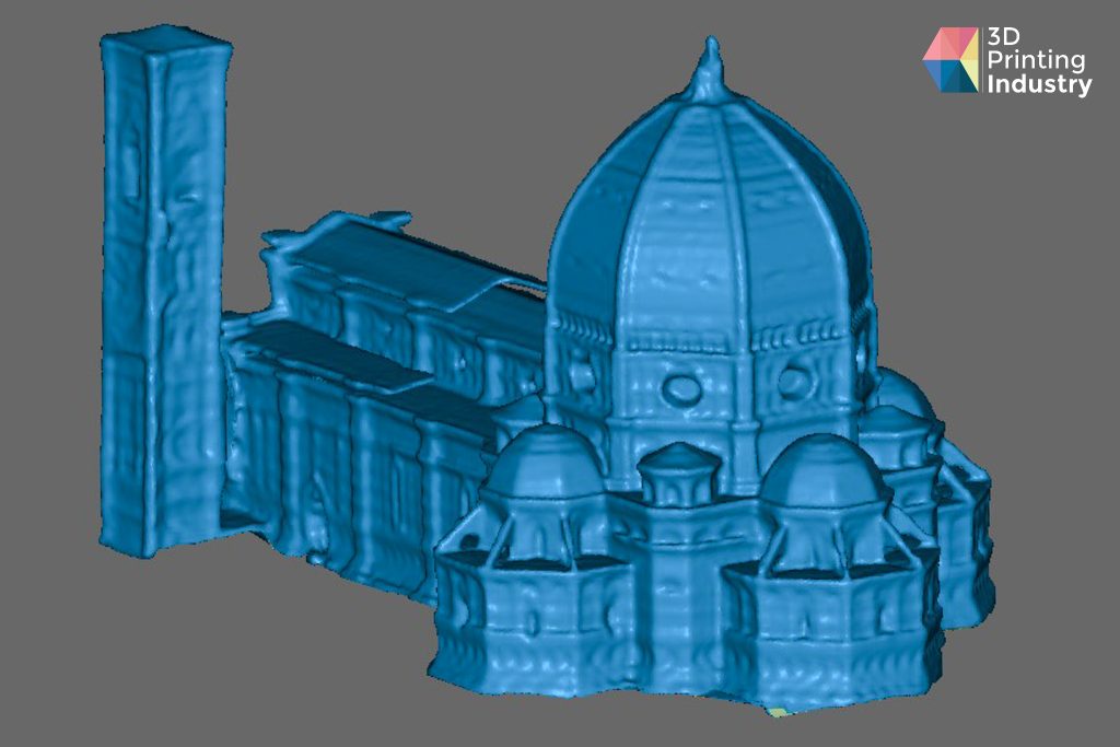 Hole saw and Florence Cathedral. Photos by 3D Printing Industry.