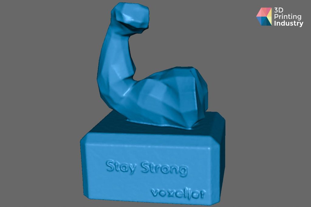 Stay strong voxeljet model and valve. Photos by 3D Printing Industry.