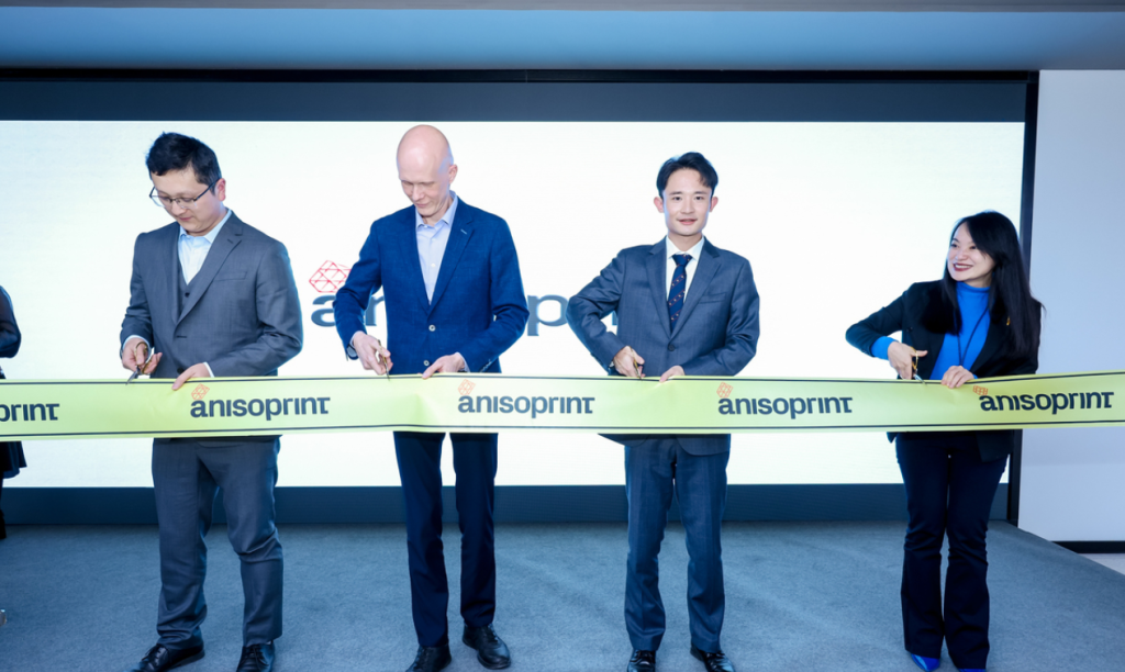 Opening ceremony of Anisoprint's facility in China. Image via Anisoprint.