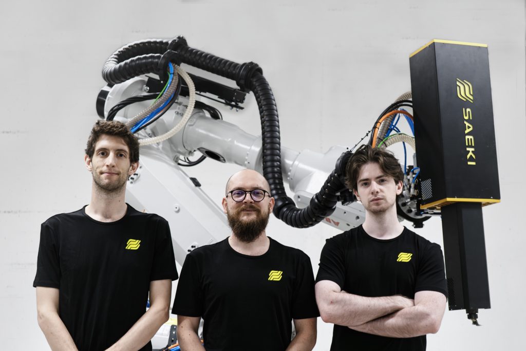 SAEKI founders (left to right) Oliver Harley, Matthias Leschok, and Andrea Perissinotto. Photo via SAEKI