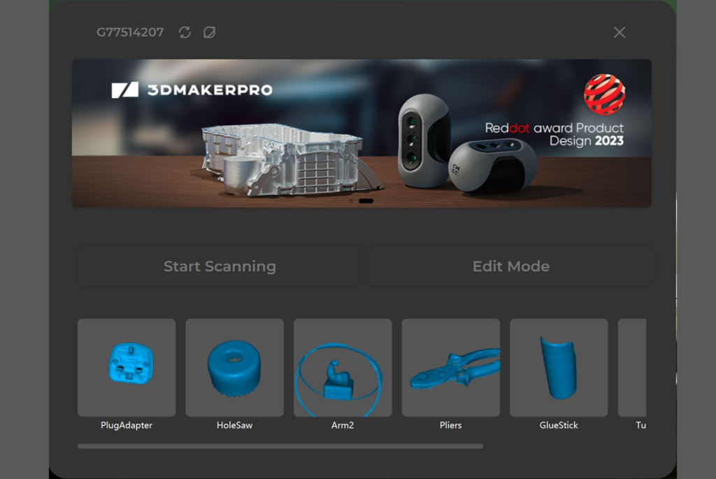 JMStudio software Landing page, User interface, and edit screen. Photos by 3D Printing Industry.