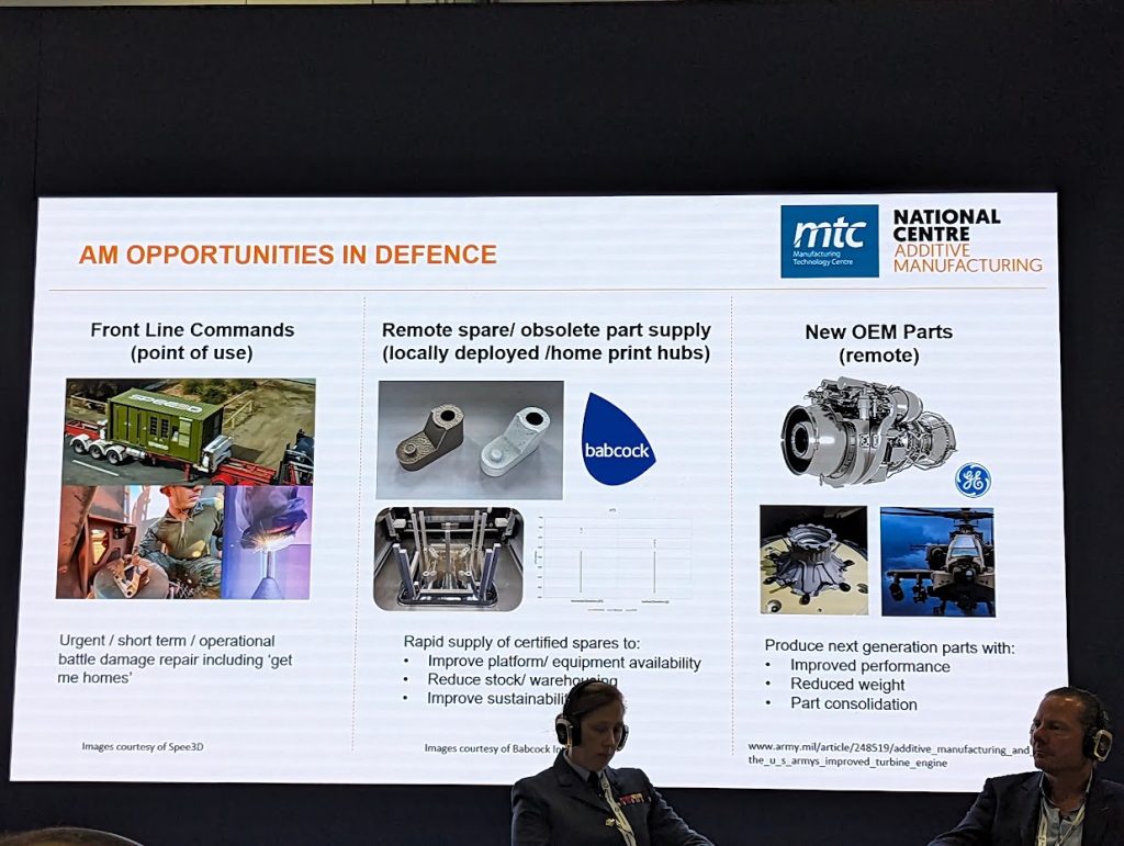 Additive at DSEI 2023. Photo by Michael Petch.