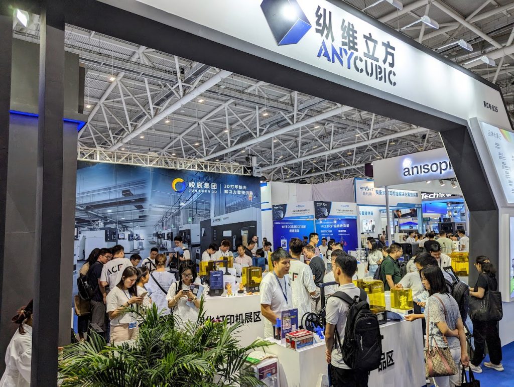 Anycubic Booth Formnext South China 2023. Photo by Michael Petch