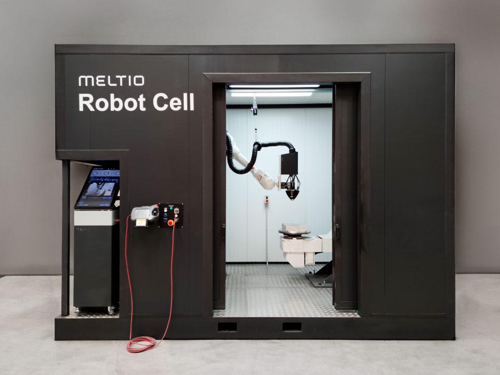 Meltio Robot Cell. Photo via Meltio.