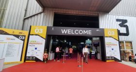 Entry gate for the AMSI exhibition. Photo by 3D Printing Industry.