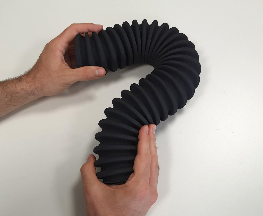 3D printed part created using Windform TPU. Photo via CRP Technology.